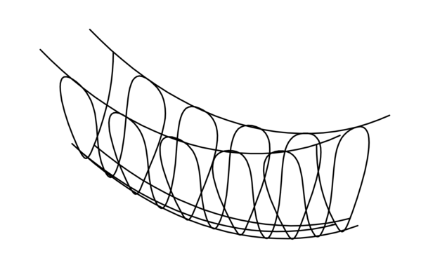 Rope Bridge, red, length = 4 m