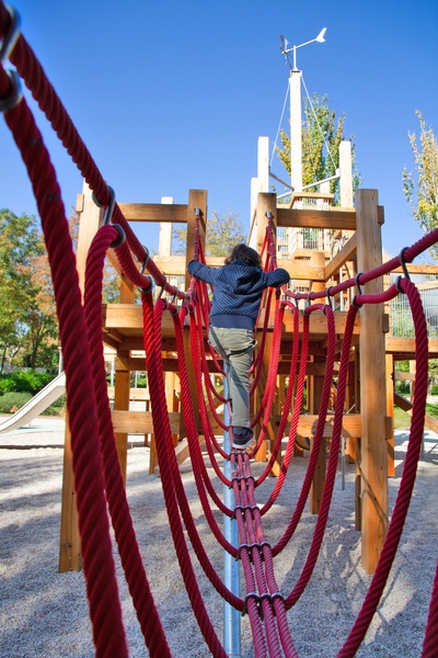 Rope Bridge, red, length = 4 m