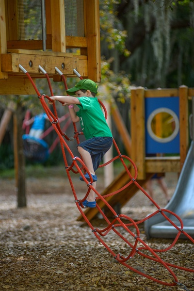 Inclined Climbing Net for Huts, height = 1.50 m