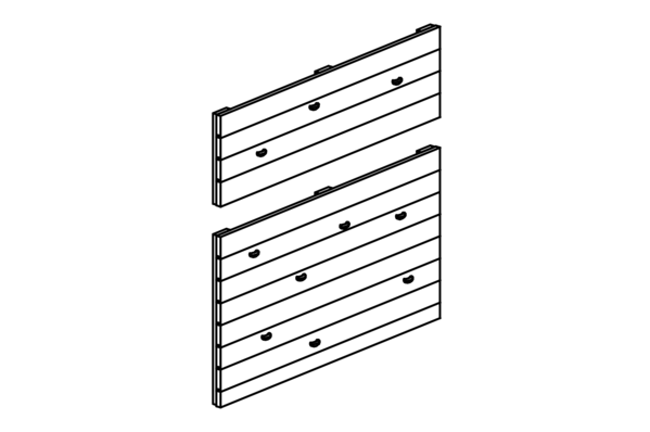 3.67516 Kletterwand für Plattform 1,50 m an Längsseite