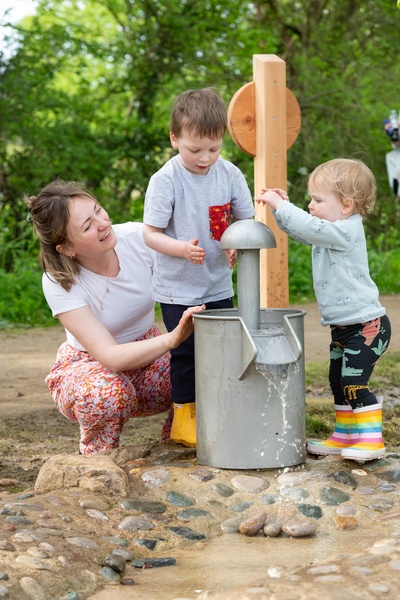 Wasserspender für Ortbetonfundament/Pumpenpodest