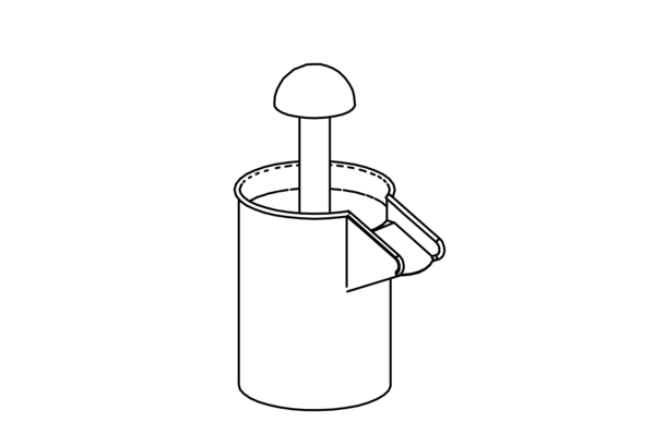 Wasserspender für Ortbetonfundament/Pumpenpodest