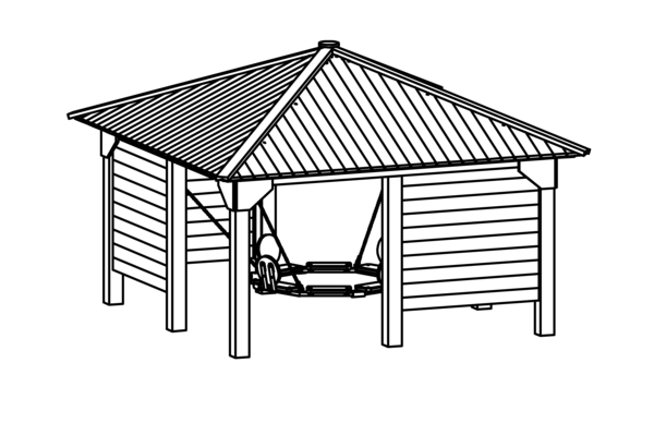 Treffpunkthaus mit Sitzkreis